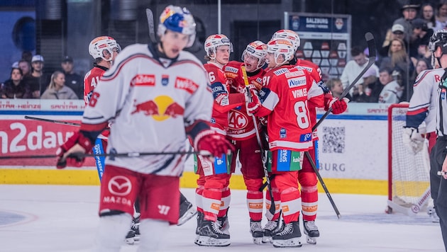 Hängende Köpfe bei den Eisbullen.