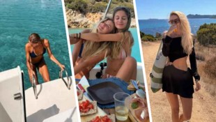 Alica Schmidt genießt den Urlaub.