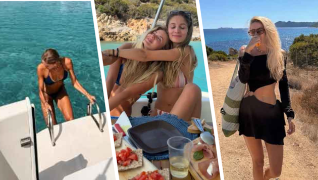 Alica Schmidt genießt den Urlaub.