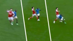 Declan Rice mäht Malick Yaclouye um – und kommt mit Gelb davon.
