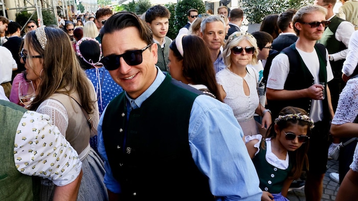 Austro-Star Andreas Gabalier mischte sich unter die Feiernden.