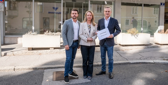Wirtschaftsbund-Obmann Matthias Pfeiler, Bürgerinitiative-Sprecherin Nina Strass-Wasserlof und ...