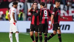 Bayer Leverkusen gewann zu Hause gegen RB Leipzig.