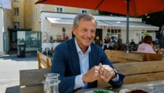 Hans Scharfetter traf sich mit der „Krone“ zum Gespräch im Triangel.