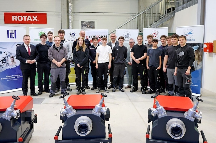 Die HTL-Schüler aus Eisenstadt fertigten Tragkraftspritzen für die Feuerwehr-WM.