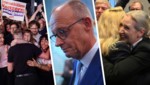 Wahltag der Extreme in Deutschland: In Berlin greift die Linke nun nach der Macht (li.), in ...