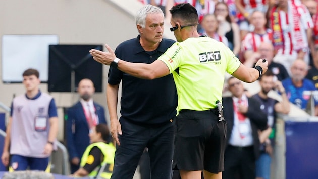 Jose Mourinho war stinksauer.