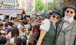 Zwei Tage lang dominierte Tracht die Grazer Innenstadt.  