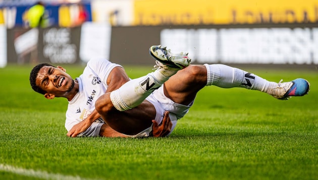 Rodrigo Souza musste noch am Samstagabend in ein St. Pöltner Krankenhaus.