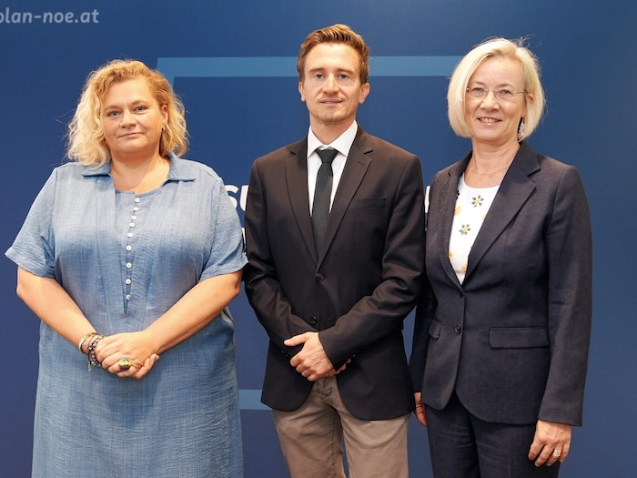 LGA-Vorständin Elisabeth Bräutigam, NeurologeThomas Gattringer, Kardiologin Julia ...