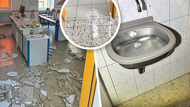 Die durch die Tat entstandenen Schäden waren enorm. Die Elite-Schule in Wien-Währing blieb drei ...