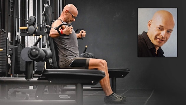 Im Juli trainierte Andreas noch täglich im Fitnessstudio, am Freitag war sein Begräbnis.