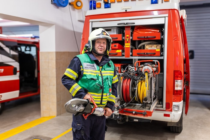 Markus Kogler ist bei der FF Brückl sowie in Wölfnitz bei Klagenfurt im Einsatz.