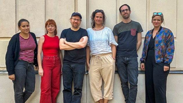 Simon Windisch (3. v. li.) mit dem Leitungsteam des Theater am Ortweinplatz, das er ab der ...