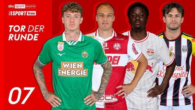 Wählen Sie hier das Tor der 7. Bundesliga-Runde!