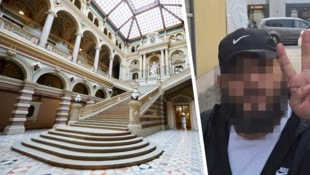 Vergebliches Warten auf Mirsad A. im Justizpalast: Das Gericht erfuhr nur durch Zufall, dass man ...