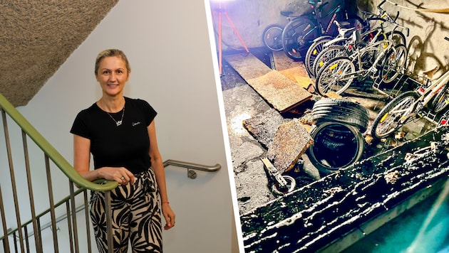 In Hallein ging ein E-Scooter in Flammen auf – Bewohnerin Sanela Marojevic wurde unsanft aus dem ...