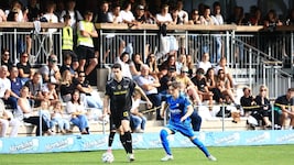 Dominik Geisler (l.) prüfte Zell/Zillers Laufbereitschaft.