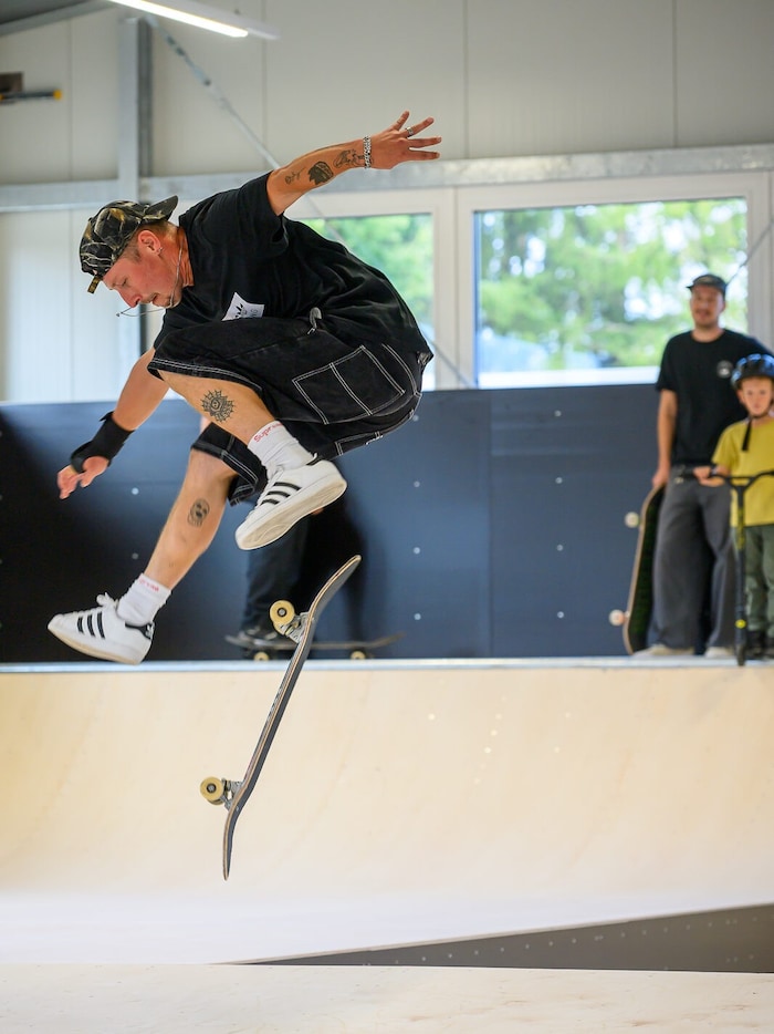 Perfekte Bedingungen für neue Tricks: Die moderne Skatehalle bietet auf 660 Quadratmetern viel ...