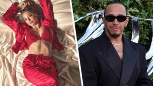 Lola Weippert und Lewis Hamilton