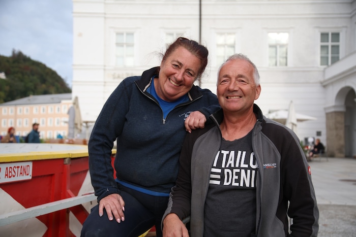 Thomas und Manuela Racz betreiben das Kettenkarussell.