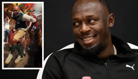 Usain Bolt schwingt das Tanzbein wie ein Blitz ...