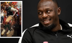 Usain Bolt schwingt das Tanzbein wie ein Blitz ...
