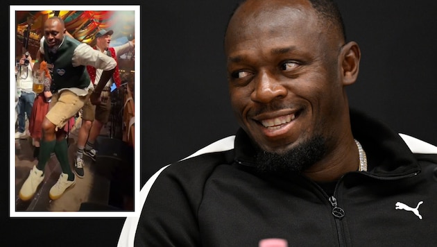 Usain Bolt schwingt das Tanzbein wie ein Blitz ...