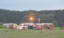 Die Unfallstelle wurde großräumig abgesichert.