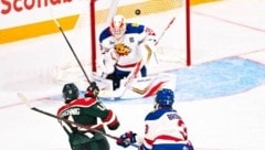 Sintschnig hämmerte den Puck bei der 5:6-Overtime- Niederlage gegen Moncton in die Maschen.