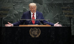 Bei Trumps Rede vor der UNO vergangenes Jahr fiel der Teleprompter aus.