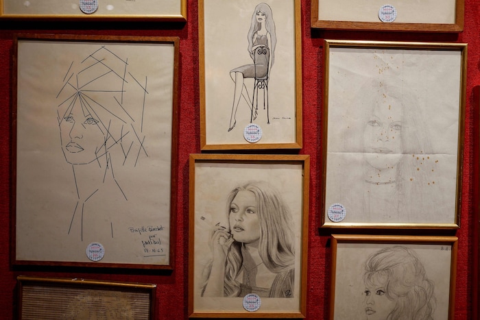 Auch Zeichnungen von Bardot fanden sich unter den versteigerten Stücken. Der Witwer der ...