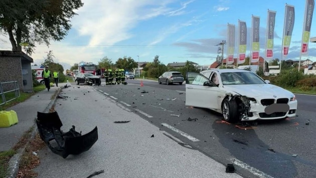Der BMW war Richtung Linz unterwegs