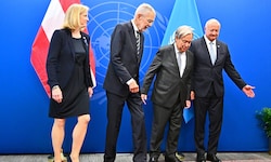 Bundespräsident Alexander Van der Bellen bei der UNO-Generalversammlung in New York: Im ...