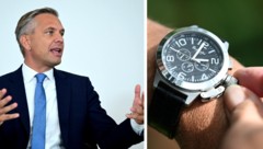 Wirtschaftsminister Wolfgang Hattmannsdorfer (ÖVP) bringt die Uhr-Verordnung in den Ministerrat ...