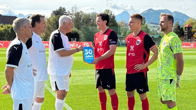 Die 98er-Generation drehte mit den heutigen ÖFB-Kickern