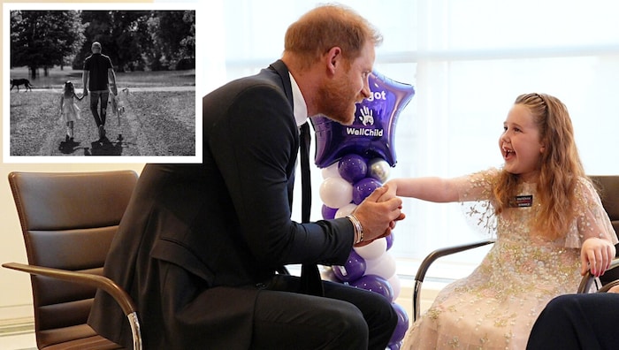 Egal, wie viel Aufregung um ihn herrscht: Mit Kindern zeigt sich Prinz Harry von seiner ...