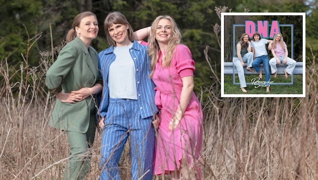 Stefanie, Christina und Magdalena Poxrucker mit ihrem neuen Album „DNA“ und viel Farbe im Leben.