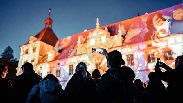 2021 war das Areal von Schloss Eggenberg schon einmal Klanglicht-Austragungsort.