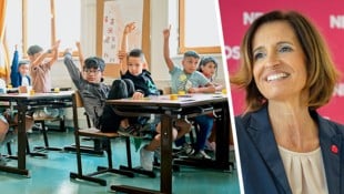 Indra Collini (NEOS, rechts) unterstützt die Pläne für eine sechsjährige Volksschule.  