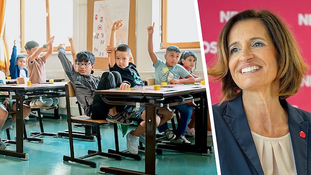 Indra Collini (NEOS, rechts) unterstützt die Pläne für eine sechsjährige Volksschule.