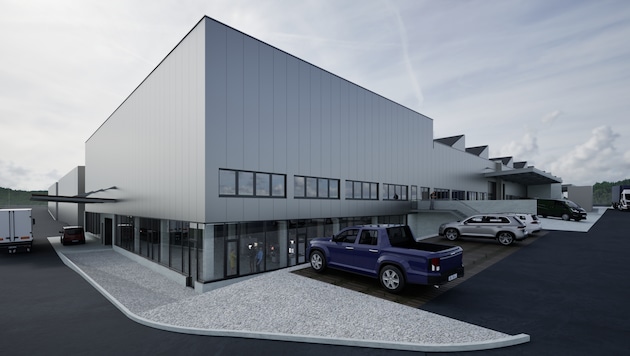 So soll die neue Halle von Schinko aussehen.