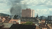 Die schwarzen Rauchwolken waren kilometerweit zu sehen.