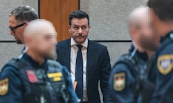 René Benko am Dienstag kurz vor Prozessbeginn