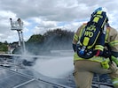 In Graz stand eine PV-Anlage auf einem Dach in Flammen – solche Einsätze nehmen zu. 