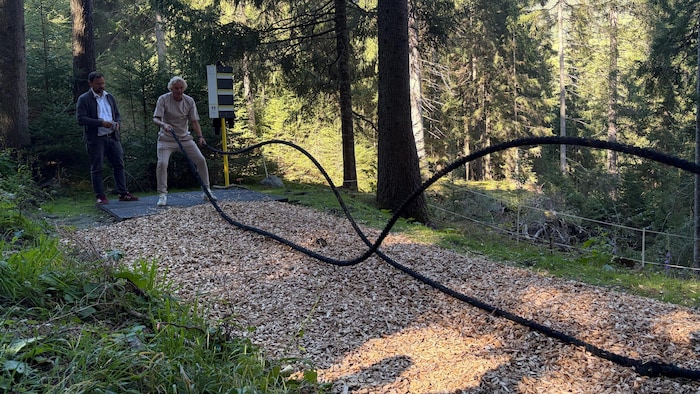 Sportexperte Rudi Geir hat den Park mitgestaltet und weiß was alles im Park möglich ist.