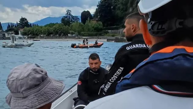 Vor der italienischen Gemeinde San Siro wird nach einem vermissten Touristen gesucht.