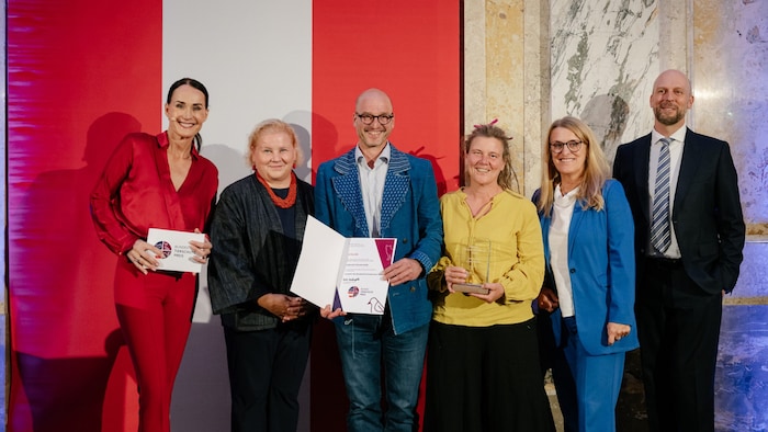 Für den Lebenshof Sonnenweide gab es einen Jury-Preis, für sein besonderes Engagement.