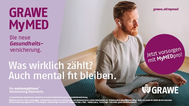 Mit GRAWE MyMEDpro können Sie Ihre mentale Stärke gezielt fördern und sich dabei professionell ...