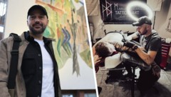 Der virtuelle Geschichte-Erzähler Markus Bergmeister kam für seinen „Krone“-Besuch mit dem Zug ...